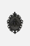 Black Friday - Death Moth Cameo Wall Hanging - black