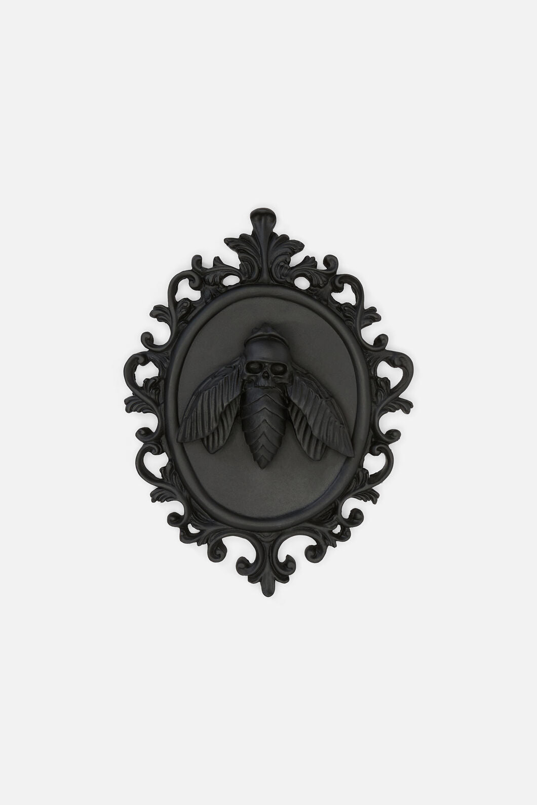 Black Friday - Death Moth Cameo Wall Hanging - black