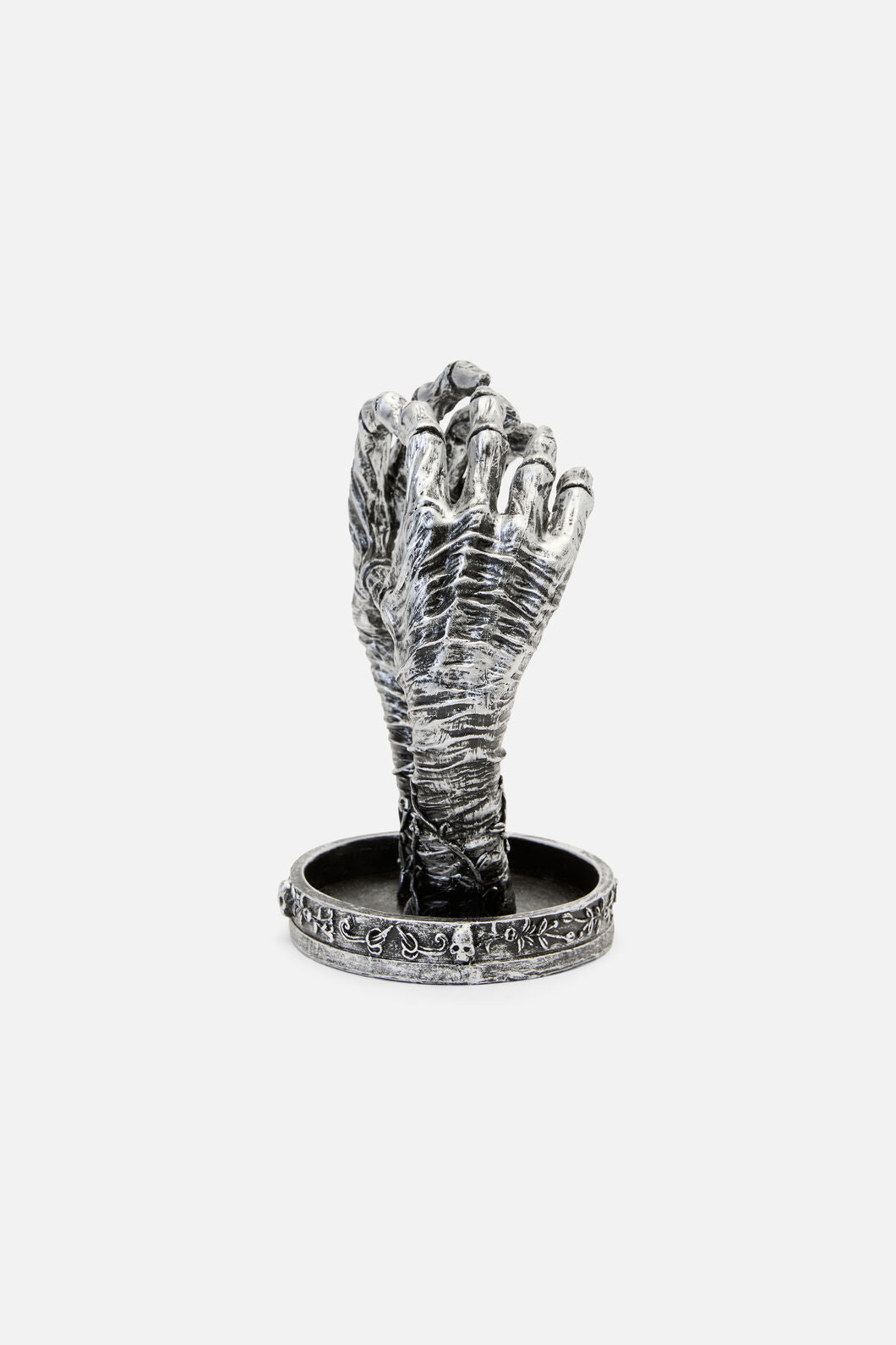 Black Friday - Hand Heart Jewellery Holder - grey