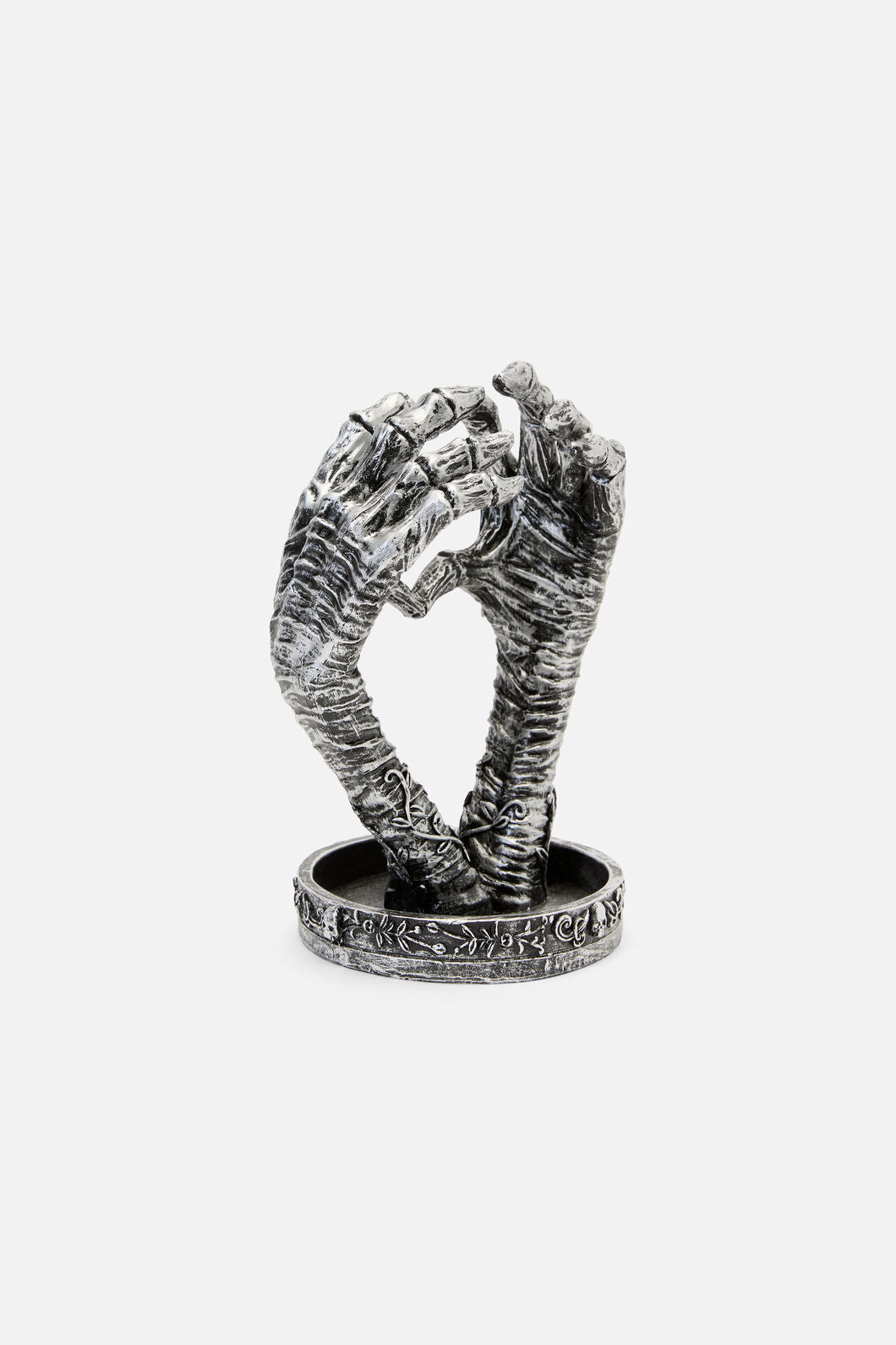 Black Friday - Hand Heart Jewellery Holder - grey