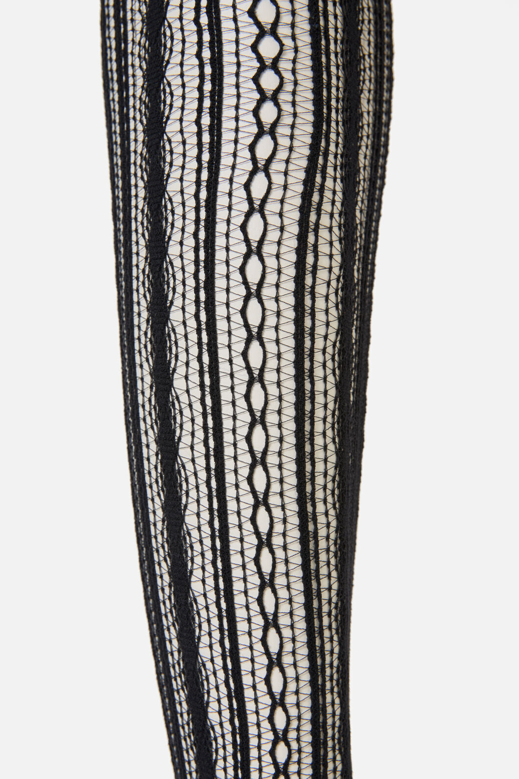 Black Friday - Black Vertical Fishnet Tights - black