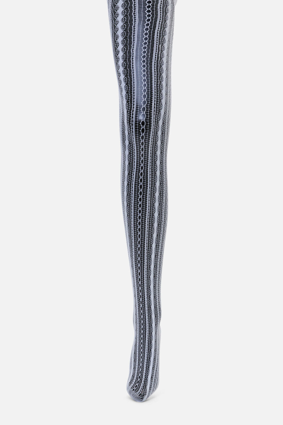 White Vertical Fishnet Tights – Dangerfield