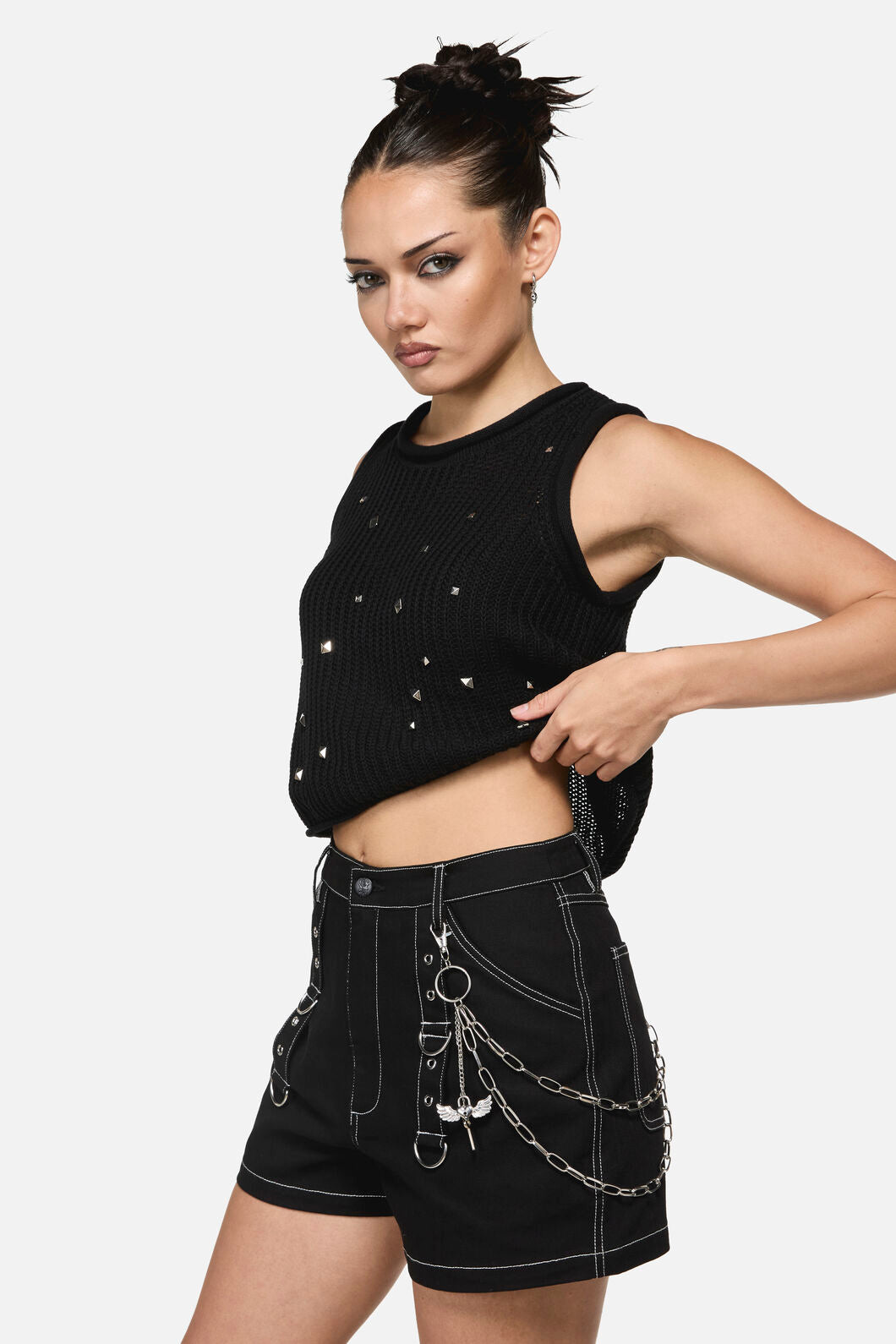 Black Friday - Lock & Key Pant Chain - silver