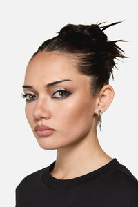 Black Friday - Tentacle Earrings - silver