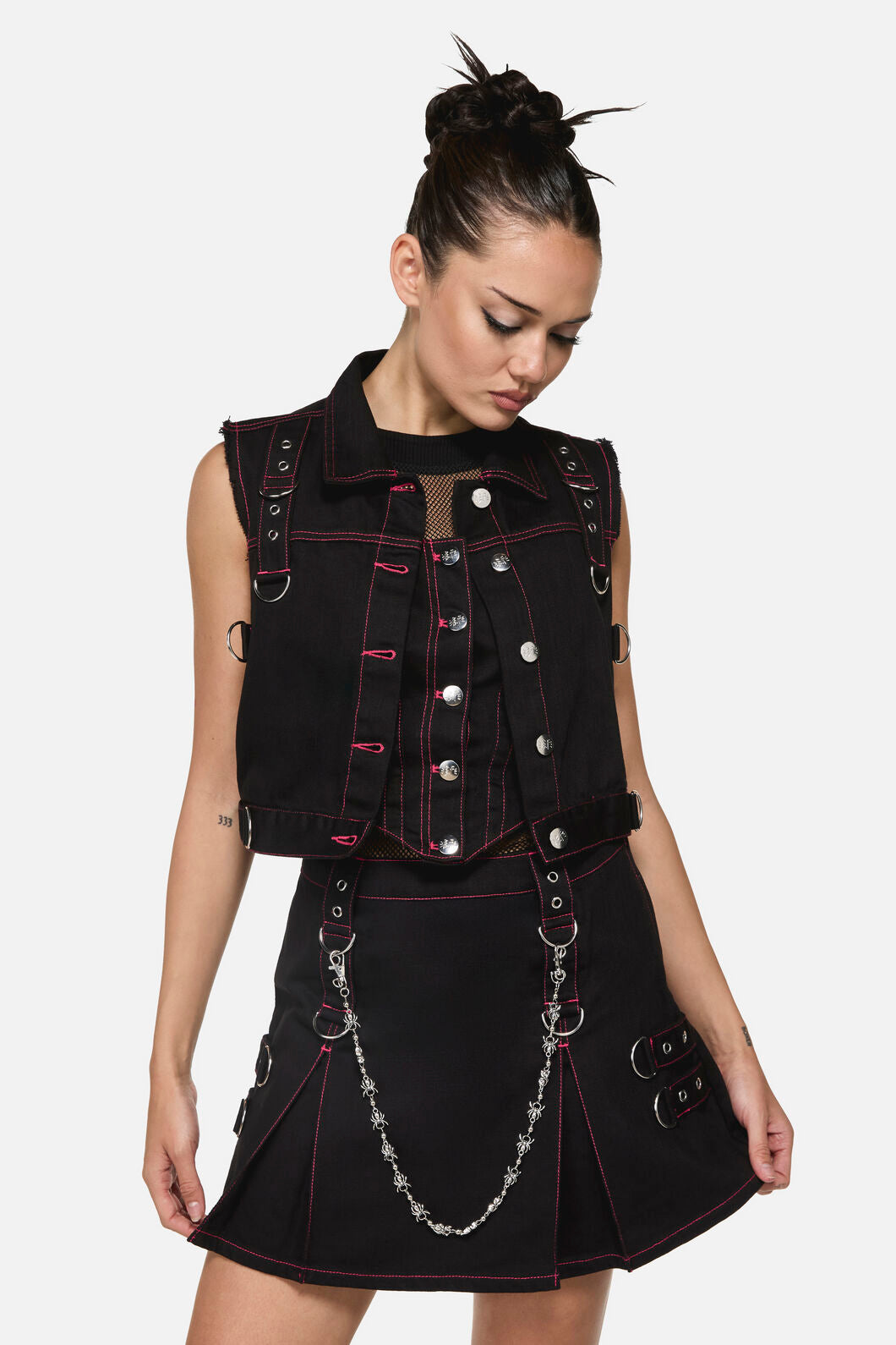 Black Friday - Spider Pants Chain - silver