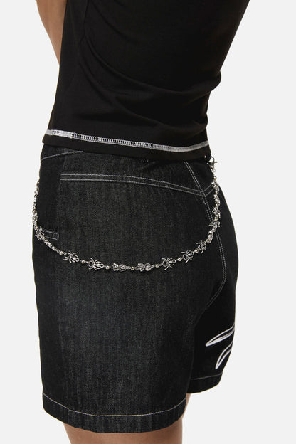 Black Friday - Spider Pants Chain - silver