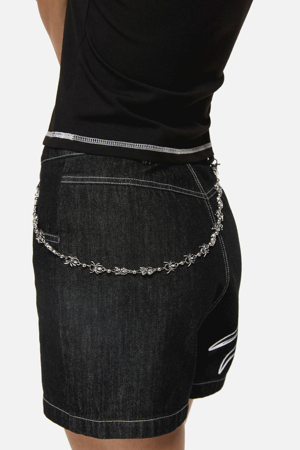 Black Friday - Spider Pants Chain - silver