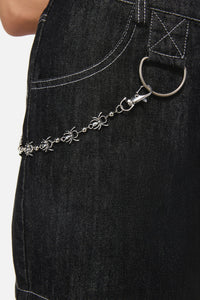 Black Friday - Spider Pants Chain - silver