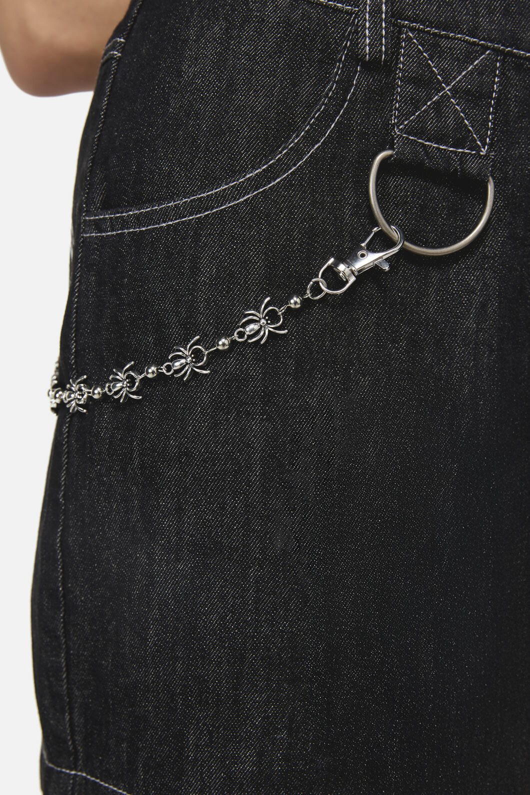 Black Friday - Spider Pants Chain - silver