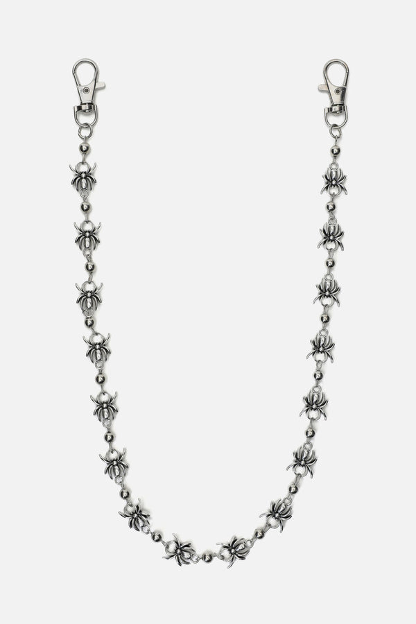 Black Friday - Spider Pants Chain - silver