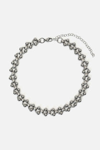 Black Friday - Ring & Ball Necklace - silver