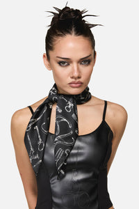 Black Friday - Barbaric Satin Scarf - black