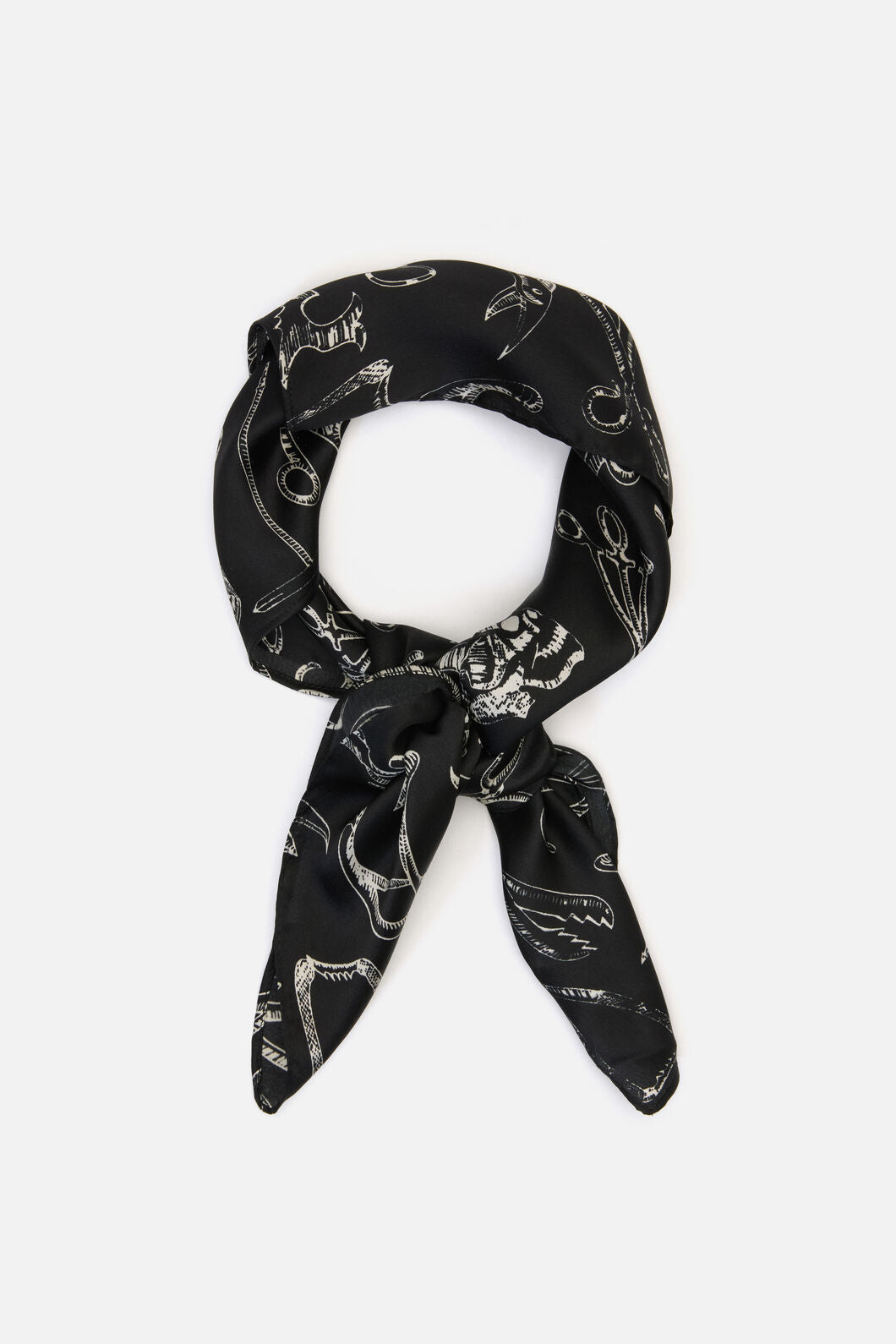Black Friday - Barbaric Satin Scarf - black