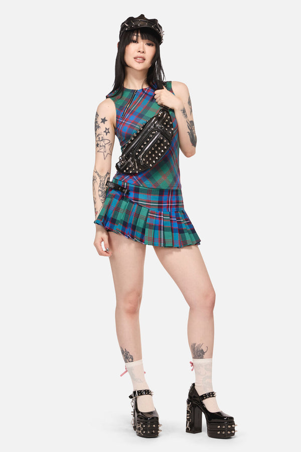 Black Friday - Studded Chain Strap Bum Bag - black