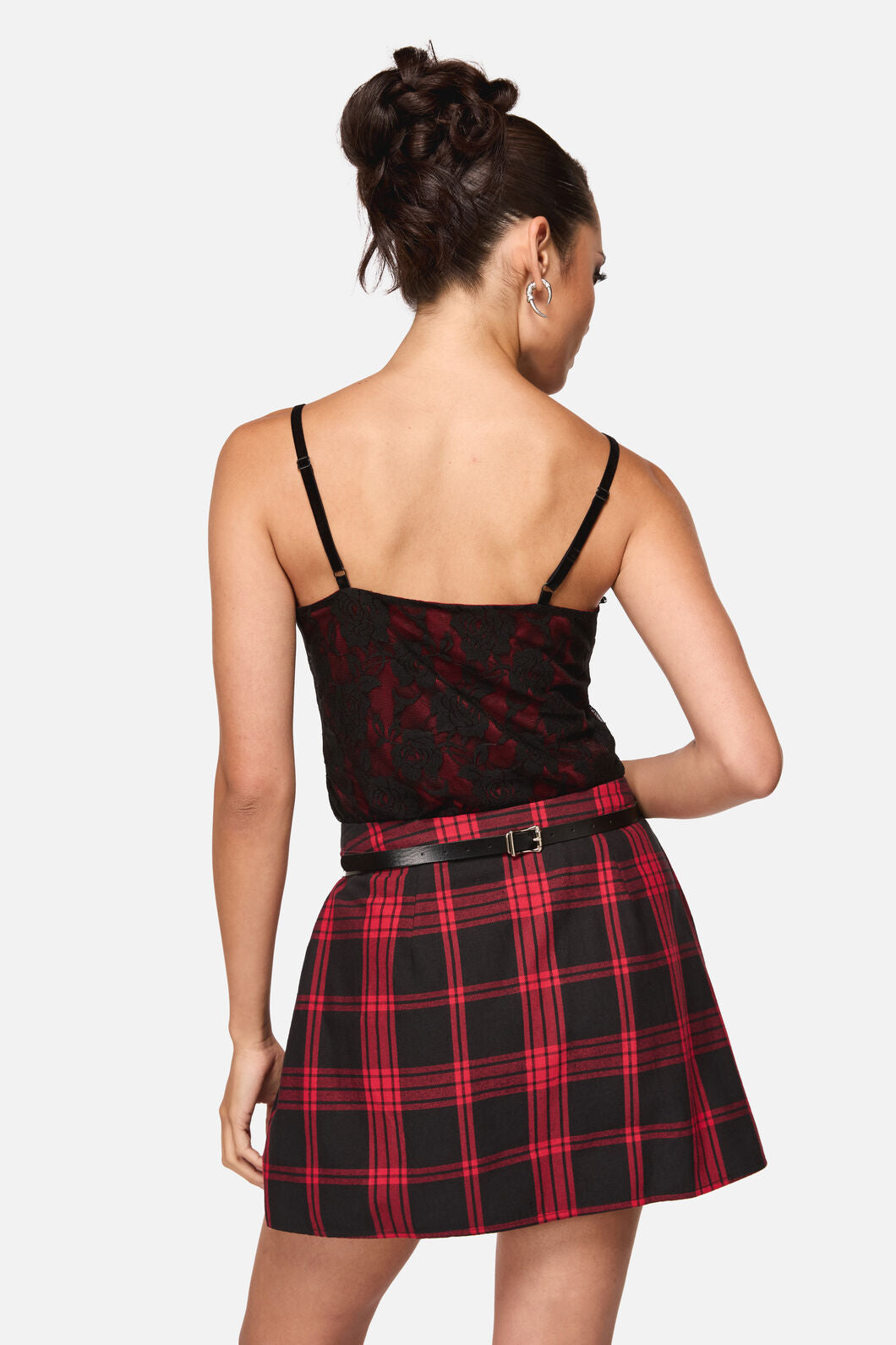 Black Friday - Star Charm & Chain Belt - black-silver