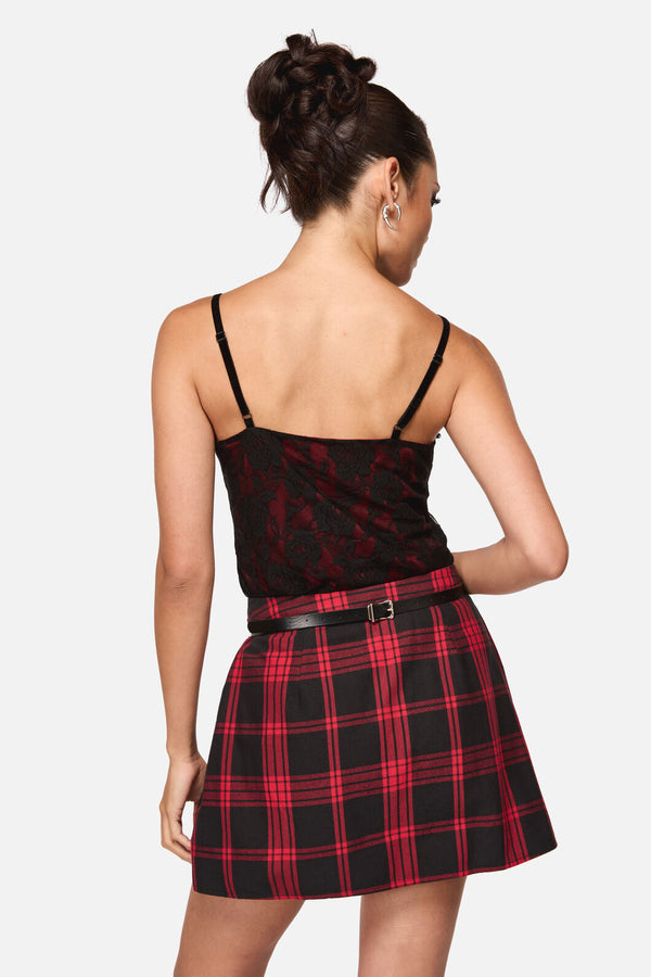 Black Friday - Star Charm & Chain Belt - black-silver
