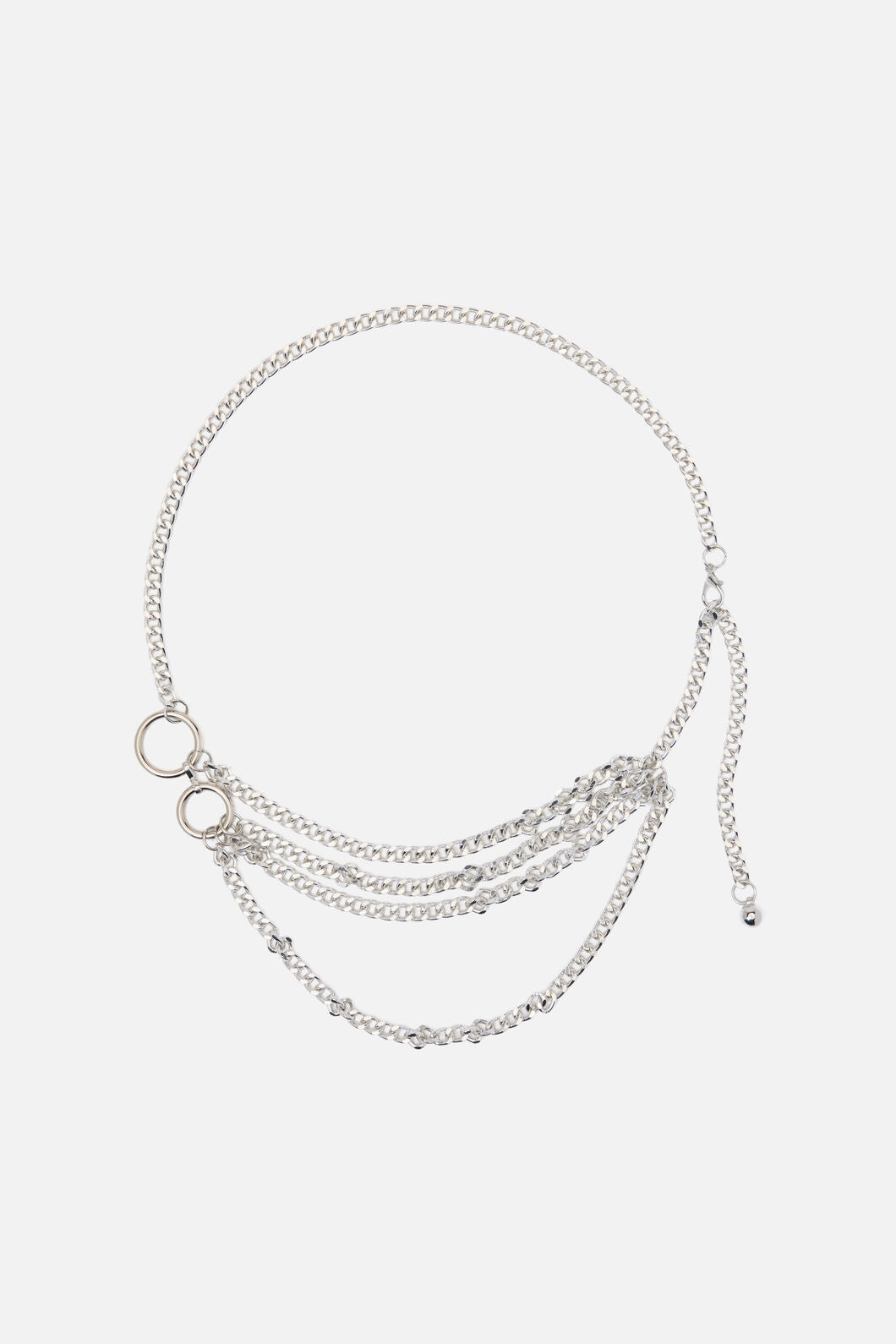 Black Friday - Hip Chain Belt - silver