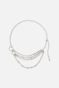 Black Friday - Hip Chain Belt - silver