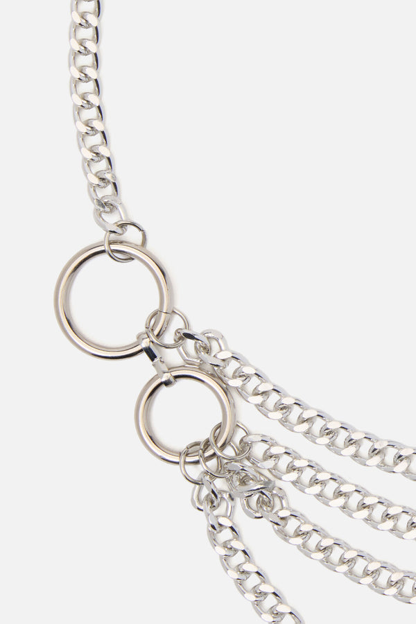 Black Friday - Hip Chain Belt - silver