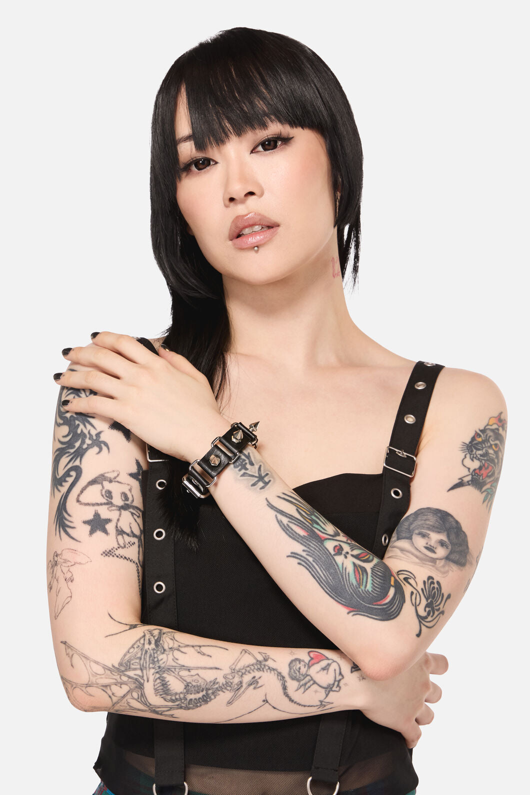 Black Friday - Spike & Link Cuff - black