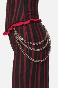 Black Friday - Chunky Triple Chain - silver