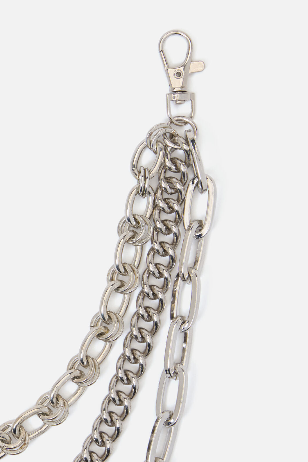 Black Friday - Chunky Triple Chain - silver