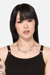 Black Friday - Animal Skull Necklace - silver