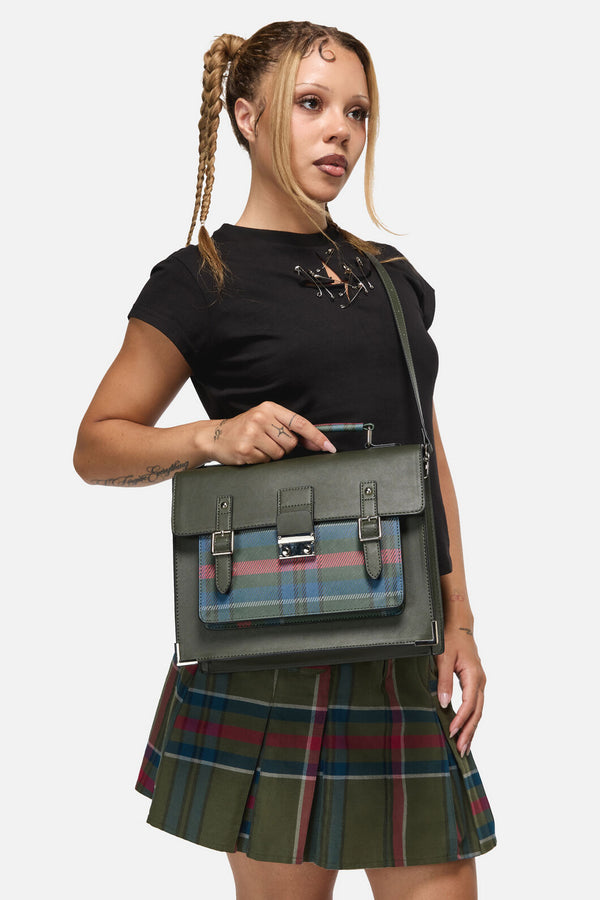 Black Friday - Harbinger Goth Satchel - olive