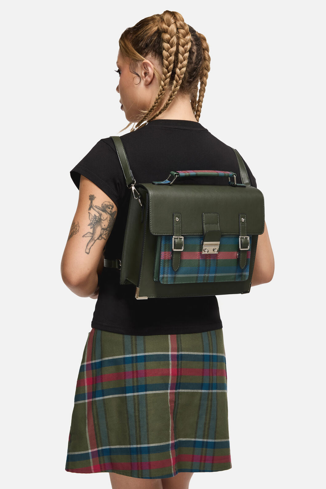 Black Friday - Harbinger Goth Satchel - olive