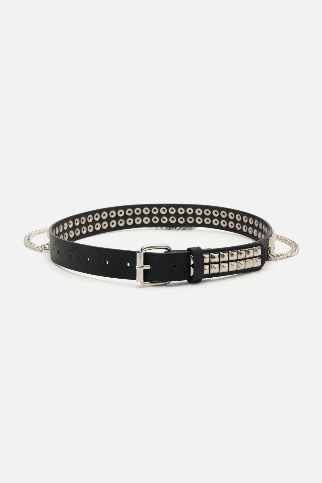 Black Friday - Heavy Chain Stud Belt - black