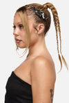 Black Friday - Abstract Hair Clip - gunmetal