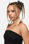 Black Friday - Eyelet Bow Clip - black