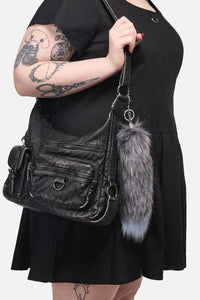 Black Friday - Black Tail Bag Charm - black