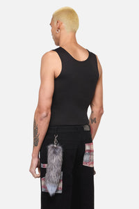 Black Friday - Black Tail Bag Charm - black