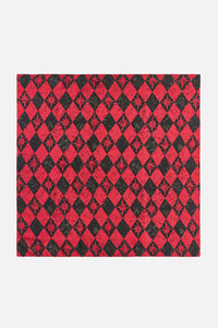 Black Friday - The End Goth Satin Scarf - black-red
