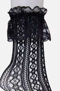 Black Friday - Lace Top Lace Socks - black
