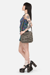 Black Friday - WornBuckle & ChainCrossbodyBag - army