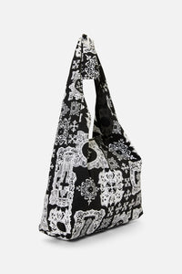 Black Friday - Crossed Slouch Bag - black