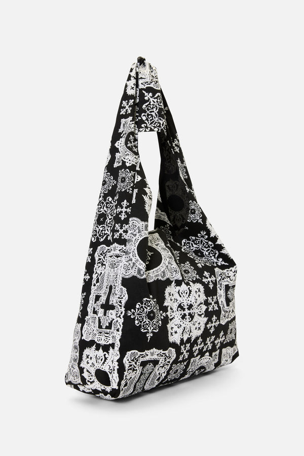 Black Friday - Crossed Slouch Bag - black