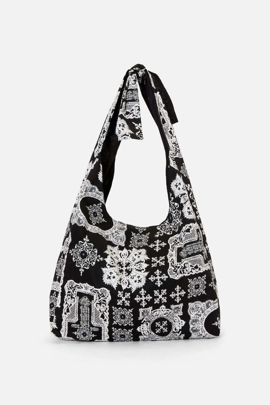 Black Friday - Crossed Slouch Bag - black