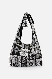 Black Friday - Crossed Slouch Bag - black