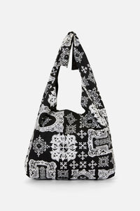 Black Friday - Crossed Slouch Bag - black