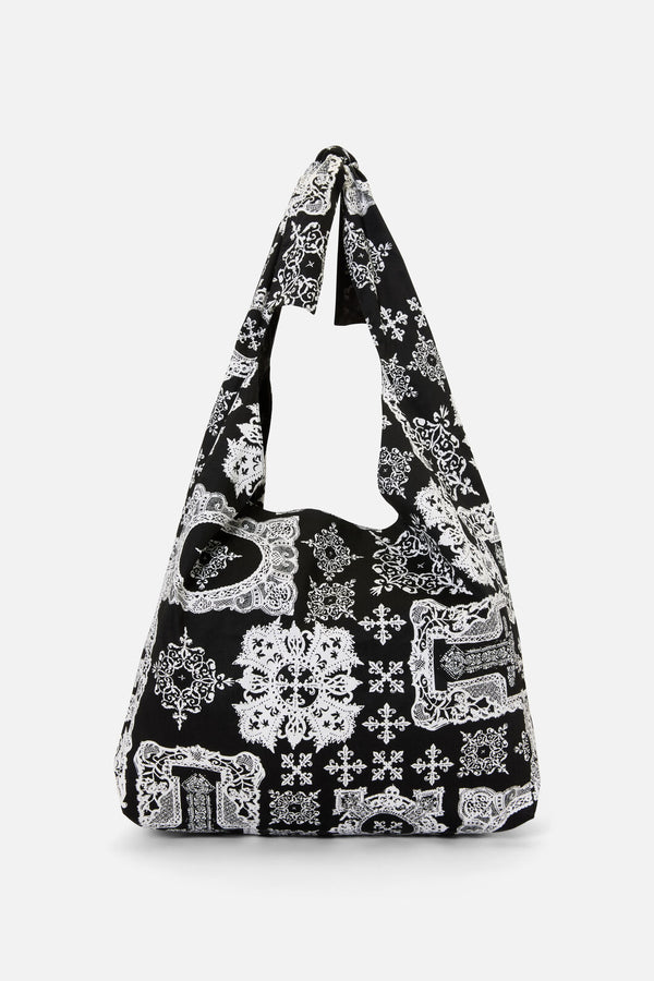 Black Friday - Crossed Slouch Bag - black