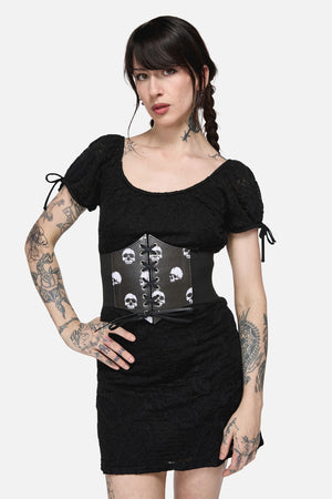 Black Friday - Skulls Waist Belt - black