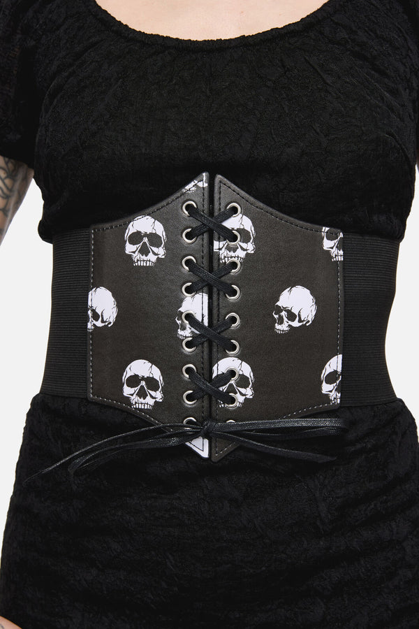 Black Friday - Skulls Waist Belt - black