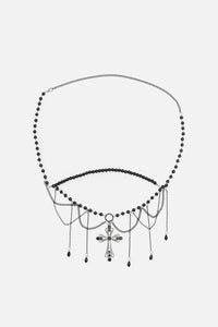 Black Friday - Cross & Charm Waist Belt - black
