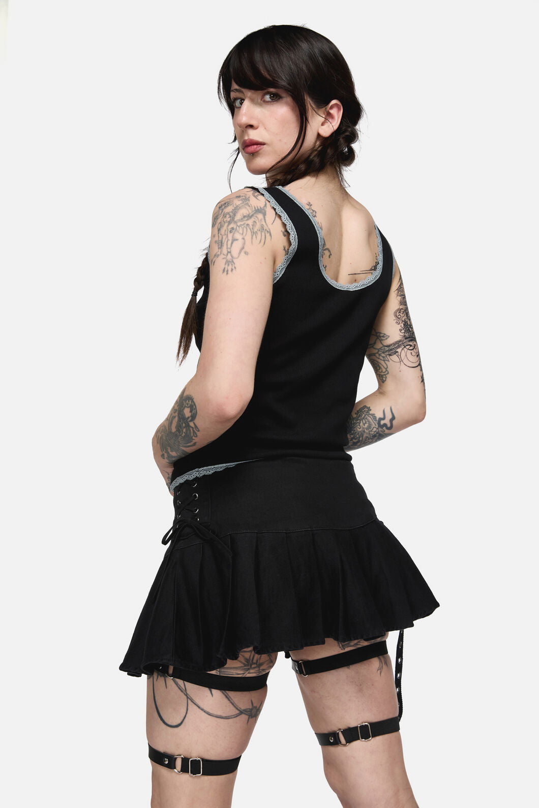 Black Friday - Simple Garter Set - black