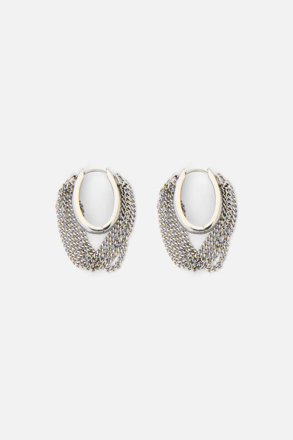 Black Friday - Chained In Hoops - silver