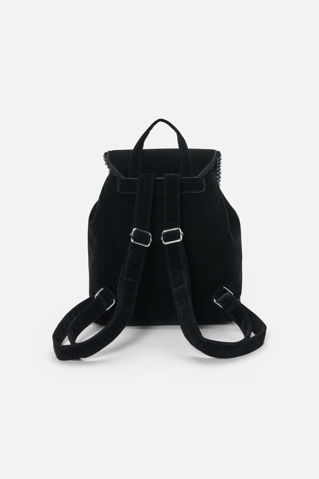 Black Friday - Pretty & Gothic VelvetBackpack - black