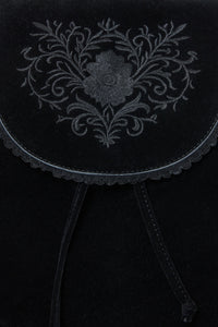 Black Friday - Pretty & Gothic VelvetBackpack - black